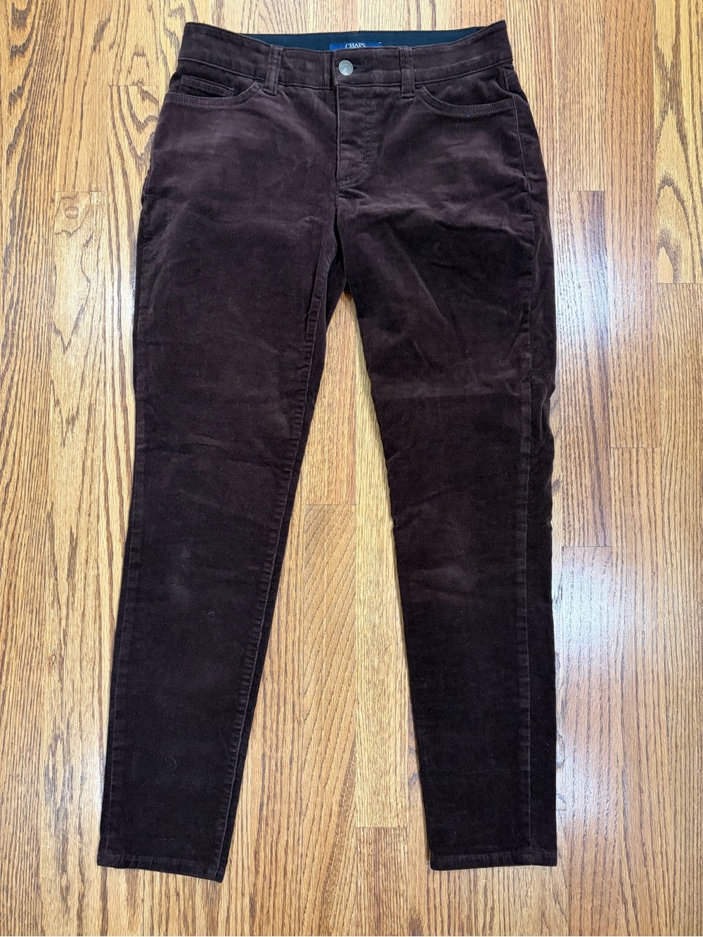 Chaps Chocolate Brown Corduroy Pants (4)